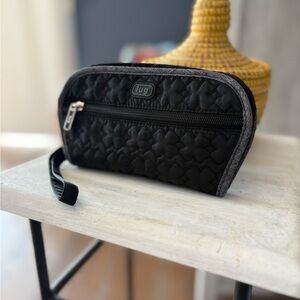 Lug Black Quilted Wristlet NWOT